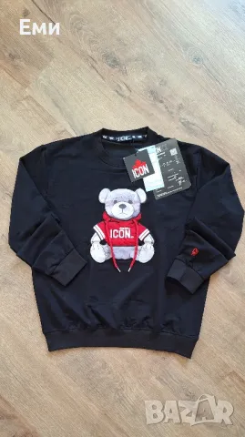 ICON HUGO BOSS, MOSCHINO, KARL, BURBERRY, PHILIPP PLEIN мъжки зимни блузи големи размери 3 - 6XL , снимка 11 - Блузи - 47481978