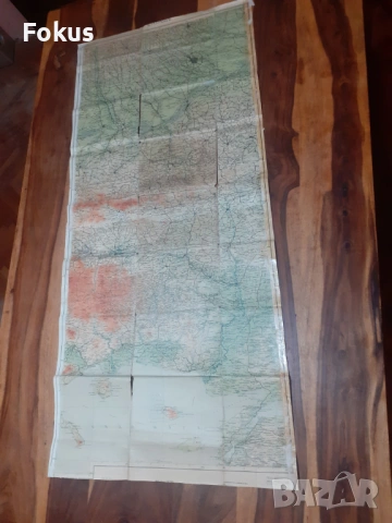 Част от стара карта на Букорещ 1943 г