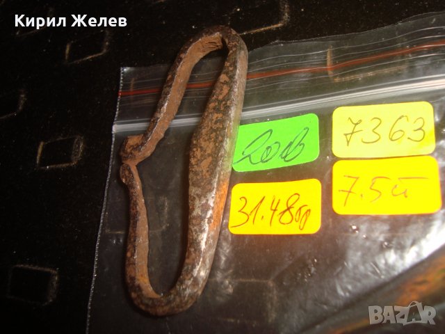 ВЪЗРОЖДЕНСКО ОГНИВО ЧАКМАК КОВАНО ЖЕЛЯЗО МАЙСТОРСКА РЪЧНА РАБОТА ОТЛИЧНО СТАРИННО 7363, снимка 4 - Антикварни и старинни предмети - 33790434