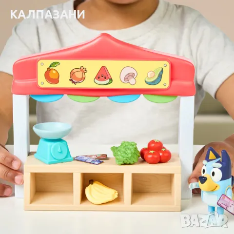 BLUEY Фермерски пазар с фигурка BLU17555, снимка 5 - Фигурки - 47758309