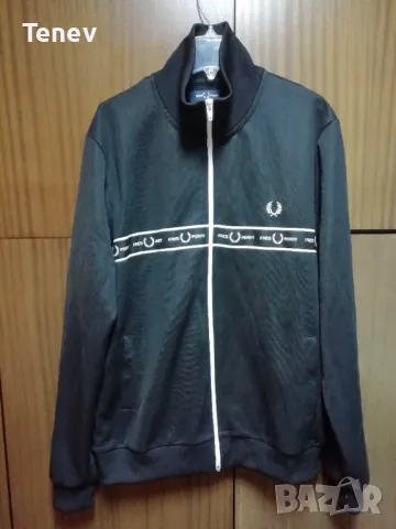Fred Perry оригинално черно горнище размер L Фред Пери 