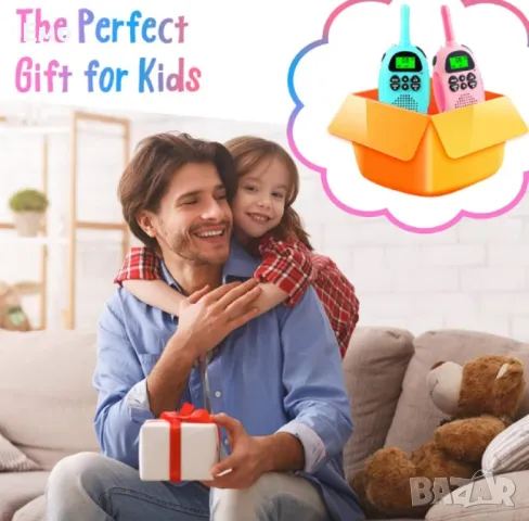 Комплект 2 броя Уоки-Токи за момичета и момчета - обхват 3 километра , снимка 8 - Други - 48549357