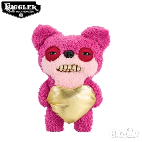 Fuggler Zuru Gold Teddy Bear забавно-грозно чудовище Фъглер плюшен 25см, снимка 2 - Плюшени играчки - 51595099