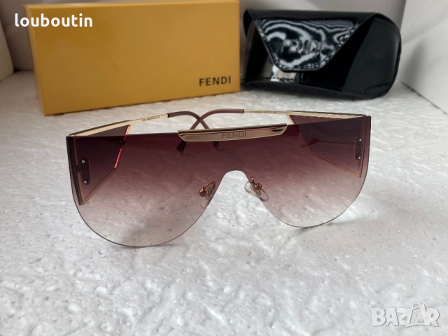 -15 % разпродажба Fendi 2022 дамски слънчеви очила маска с лого, снимка 4 - Слънчеви и диоптрични очила - 36106919