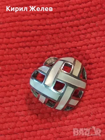 АЖУРНА СЪРЦЕВИДНА ЕМАЙЛИРАНА СРЕБЪРНА АРТ ОБЕЦА СРЕБРО 925 ДИЗАЙНЕРСКА ИЗРАБОТКА 41969, снимка 8 - Обеци - 49603201