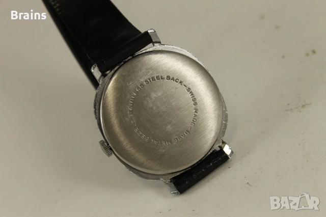 1960's LUGANO Швейцарски Ръчен Часовник, снимка 7 - Мъжки - 53060939