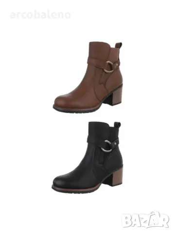 Дамски боти на висок ток, 2цвята 