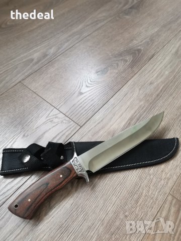 Ловен нож с орнаменти/Русия , снимка 6 - Ножове - 41460892