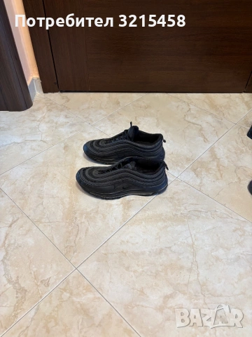 Nike Air Max 97 triple black, снимка 2 - Маратонки - 53622970