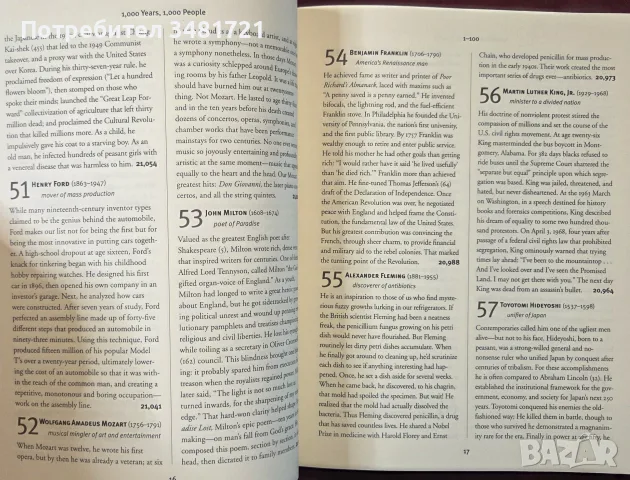 1000 Years, 1000 People. Ranking the Men and Women Who Shaped the Millennium, снимка 4 - История, политика и общество - 55964150