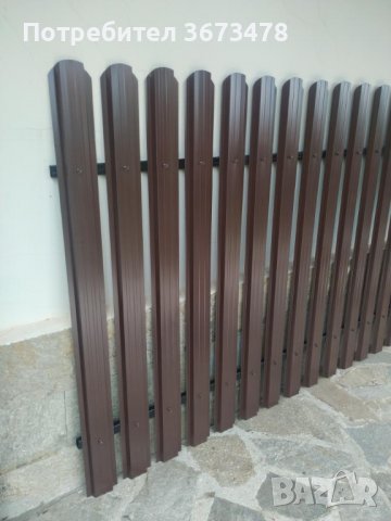 Метално пано за ограда, Цвят КАФЯВ/RAL8017, 1250 х 2000мм, снимка 7 - Огради и мрежи - 40073019