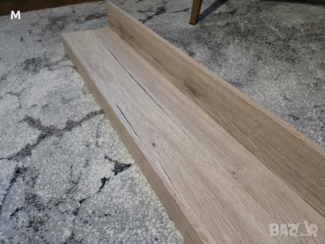 Нов стенен рафт - дъб сонома, снимка 4 - Етажерки - 49102533