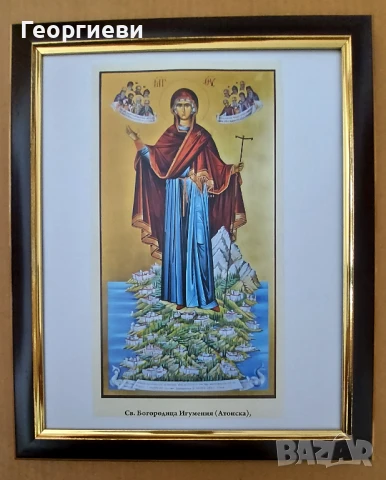 Продавам икона Св. Богородица Игумения, снимка 3 - Икони - 50947474