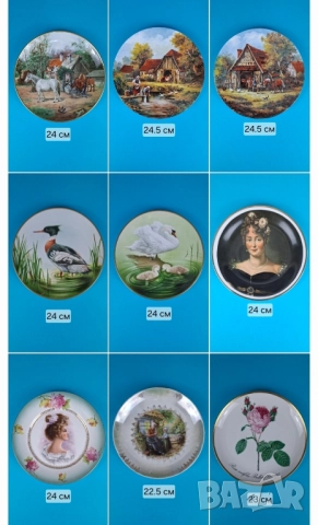 Декоративни порцеланови чинии, снимка 5 - Декорация за дома - 52091207