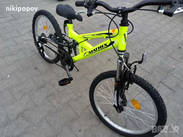 MATRIX Велосипед 20" FLASH жълт, снимка 8 - Велосипеди - 53838901