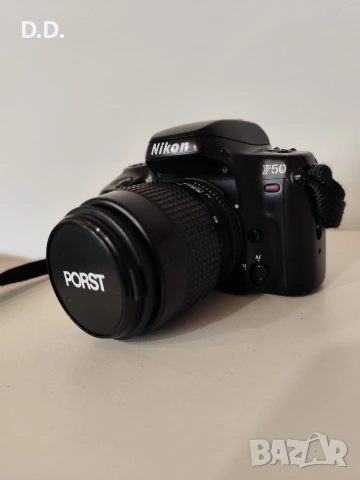 Nikon F50 с обектив , снимка 10 - Фотоапарати - 53241470