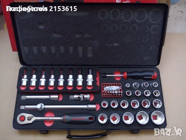 carolus gedore гедоре slim 1/4 и 1/2 77 части камъни вложки битове комплект