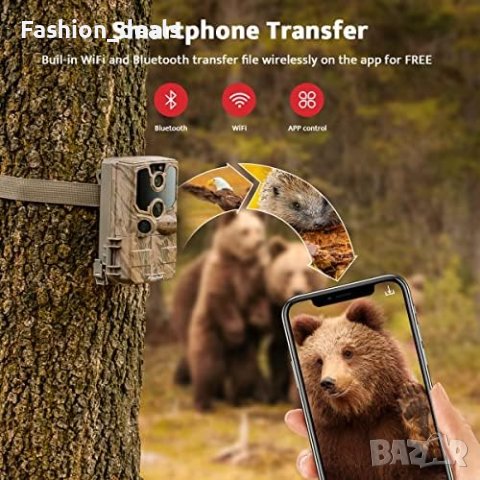 Нова водоустойчива ловна камера за диви животни Нощно виждане Лов Сигурност, снимка 7 - Други спортове - 41930151