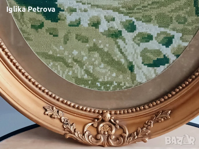 Гоблен Пролет в планинското пасище, снимка 3 - Гоблени - 53399211