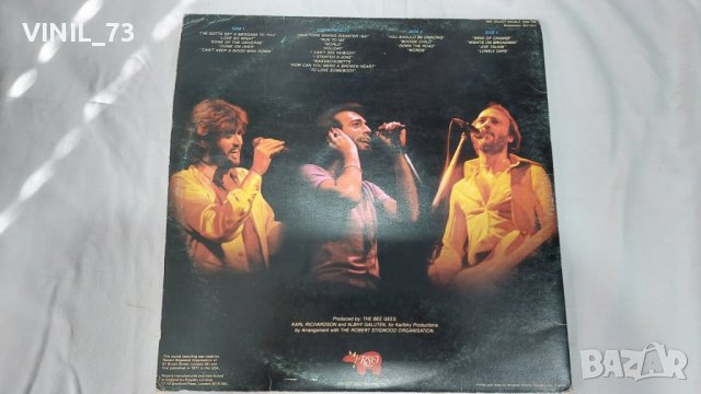 Bee Gees – Here At Last... Bee Gees ...Live, снимка 3 - Грамофонни плочи - 39350428
