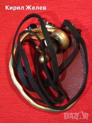 ДЕБЕЛО ПОЗЛАТЕНО ЕТНО - АРТ ФЛОРАЛНО КОЛИЕ МЕДАЛЬОН 34671, снимка 15 - Колиета, медальони, синджири - 39201030