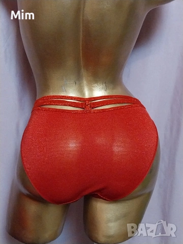 Marlies dekkers XL Червена брокатена, бикина , снимка 5 - Бельо - 53662393