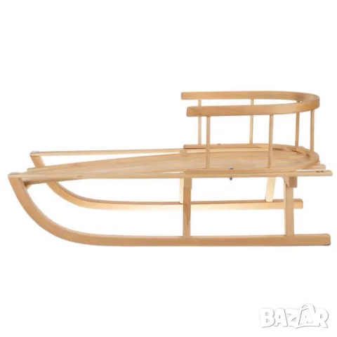 Дървена шейна с въже за дърпане / Детска шейна с облегалка, снимка 5 - Други - 47597971