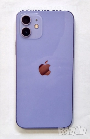 Iphone 12 64gb Purple.Като НОВ! Батерия 100%.