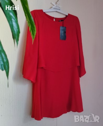 Нова червена рокля ZARA, снимка 4 - Рокли - 44191813