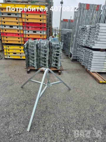 Поцинкована тринога за телескопични подпори, снимка 2 - Други - 51929749