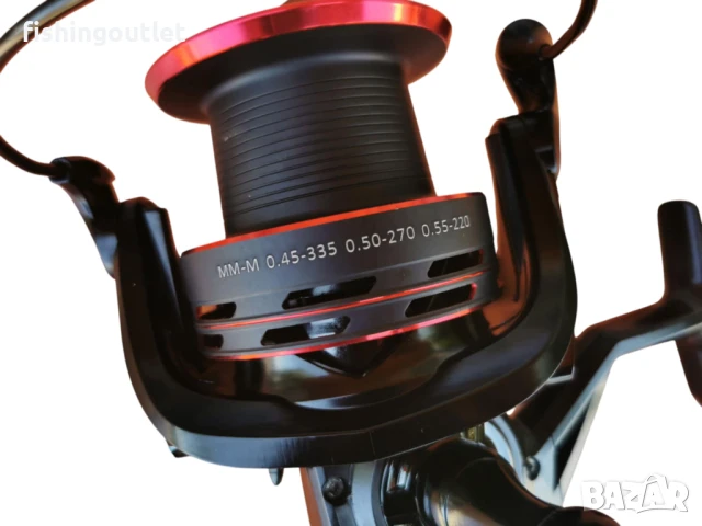 Три шарански макари с двоен аванс и 9 лагера LM 8000, снимка 5 - Макари - 51066747