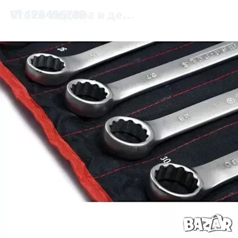 25 бр Звездогаечни прави ключове MAR-POL 6-32 мм , снимка 4 - Ключове - 53863846