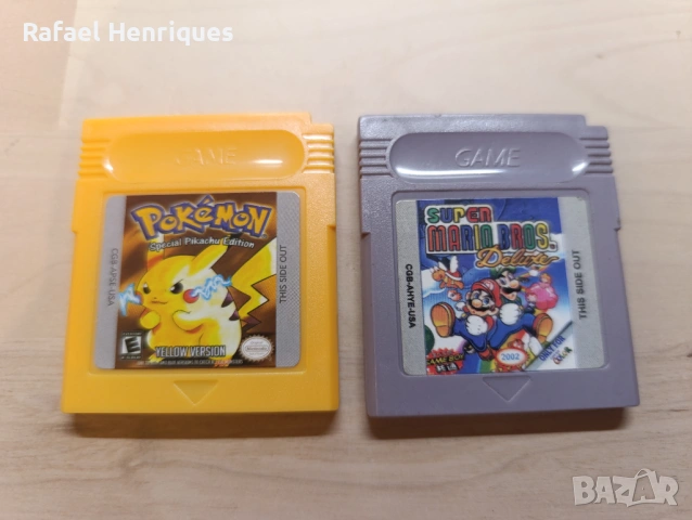 Game Boy - Pokemon Special Pikachu Edition и Super Mario Bros Deluxe репродукции