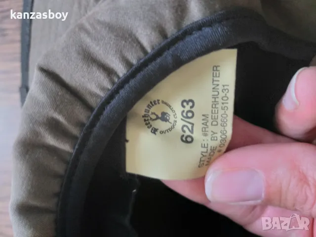 deerhunter deer tex - мъжка ловна шапка 62/63 КАТО НОВА, снимка 11 - Шапки - 47841402