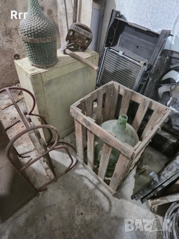 Стара стъклена дамаджана, снимка 2 - Други - 52975269