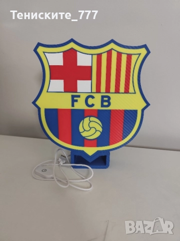3д лампа FC Barcelona 