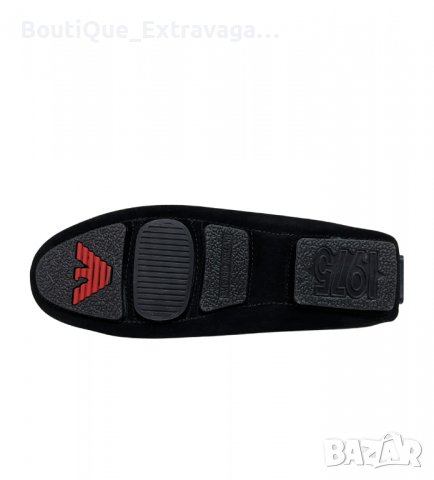 Мъжки мокасини Emporio Armani Black !!!, снимка 4 - Мокасини - 40124478