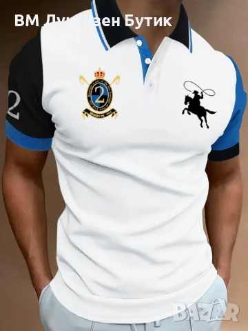 🏇 Луксозна Поло Тениска BM – Стил, Качество и Комфорт в Едно, снимка 2 - Тениски - 51190877