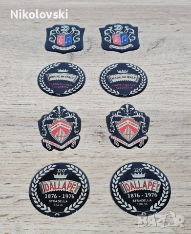 Емблеми за италиански акордеони, снимка 6 - Акордеони - 52520119