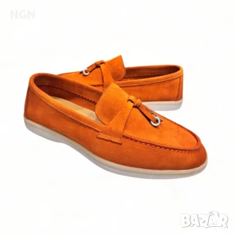 Луксозни дамски мокасини Loro Piana