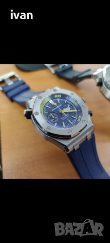 Audemars Piguet Royal Oak Offshore Diver Chronograph 42mm син, снимка 2 - Мъжки - 40171760