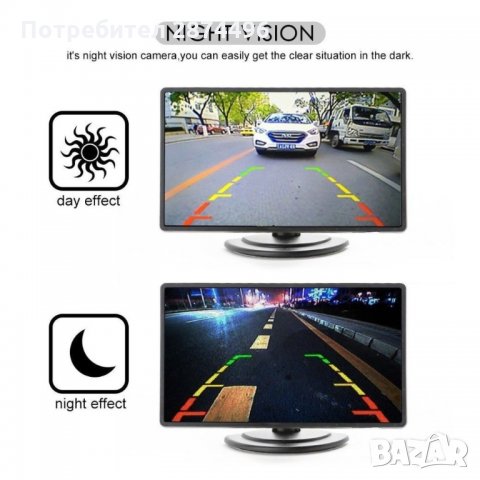 2675 Камера за задно виждане със стойка рамка за рег.номер, снимка 7 - Аксесоари и консумативи - 34565603