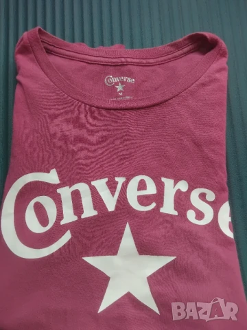 Converse 100% оригинална дамска тениска, снимка 2 - Тениски - 50787632
