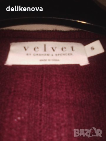 100% Кашмир VELVET by Graham and Spencer. Кашмирена жилетка, снимка 11 - Жилетки - 34859023