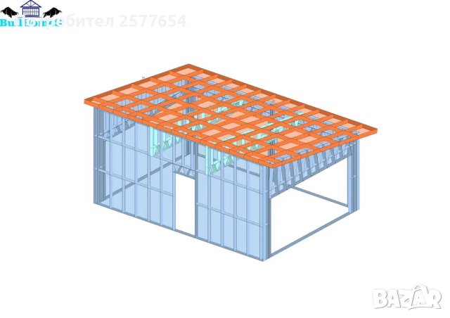 Конструкция за Гараж,Паркинг-33.5м²-6,7м x 5м, снимка 6 - Строителни материали - 44177280