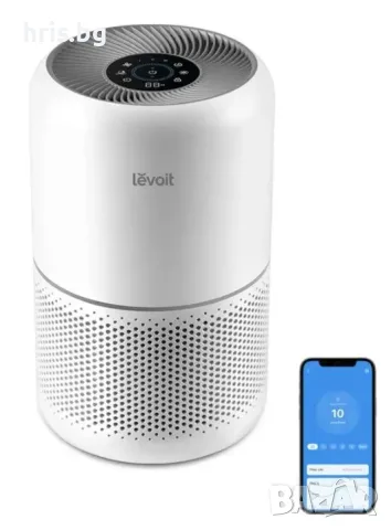 Пречиствател за въздух Levoit - Core 300S, HEPA, 22 dB, бял