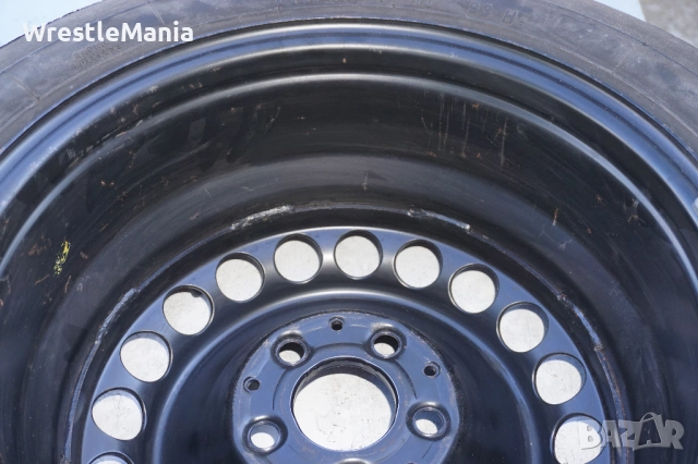 Оригинална Резервна Джанта за Mercedes W210 71/2x16H2/ET41 /Гума Pirelli P6000 215/55/16/3мм Грайфер, снимка 5 - Гуми и джанти - 51953919