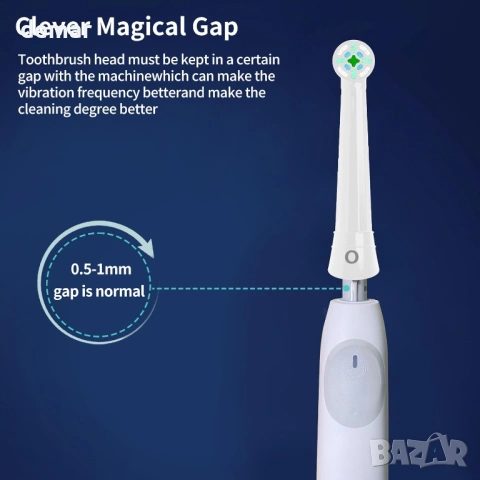 Глави за електрическа четка за зъби Oral-B iO серия 2/3/4/5/6/7/8/9/10, 6 броя, бели, снимка 7 - Други - 53718555