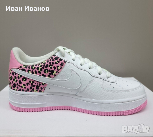 маратонки Nike Air Force 1 '07 'Pink Leopard' оригинални номер 38 ,5 -39, снимка 4 - Маратонки - 44829450