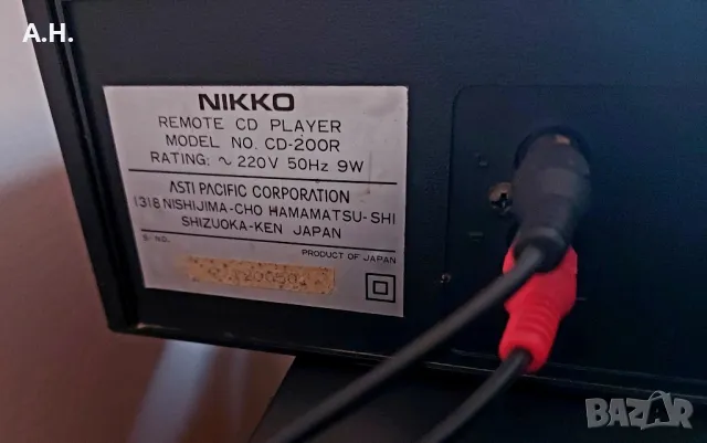 NIKKO CD-200R - CD Player, снимка 7 - Декове - 49101033